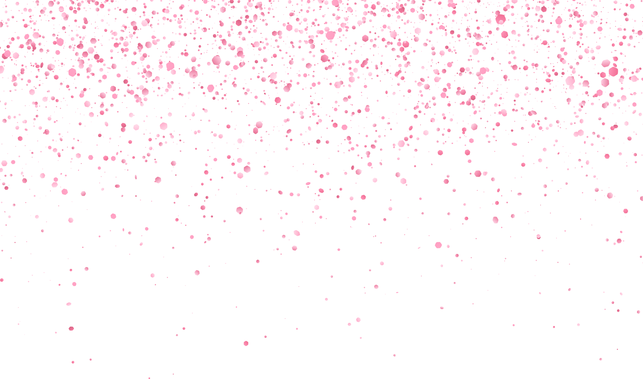 Pink Glitter Falling Confetti